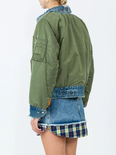 Shop Amiri Reverse Trucker Bomber