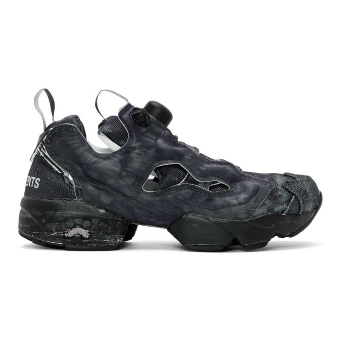 black reebok edition instapump fury sneakers