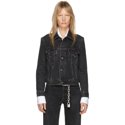 Black Levi's Edition Reworked Denim Jacket