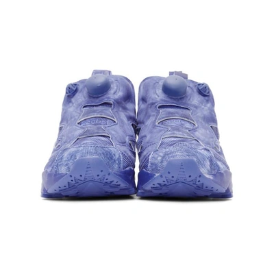 Shop Vetements Blue Reebok Edition Instapump Fury Trainers