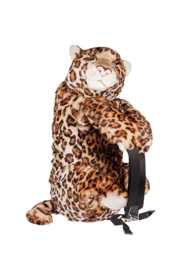Shop Dolce & Gabbana Leopard Shaped Backpack