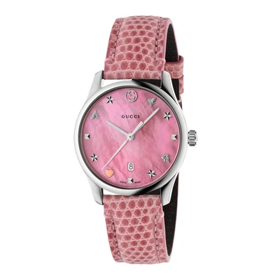 Shop Gucci Watch Watch Men  In Pink