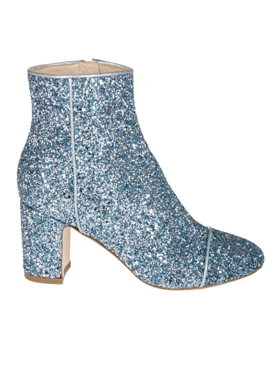 Shop Polly Plume Ally Ankle Boots In Blue
