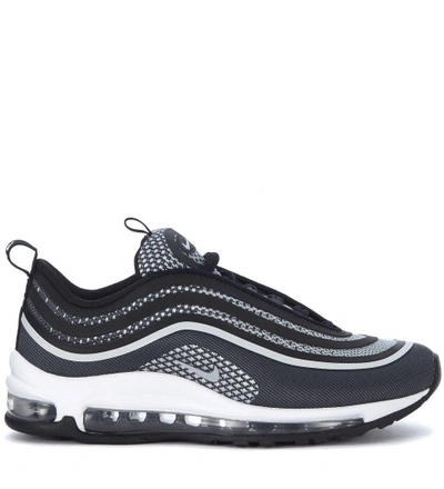 Shop Nike Air Max 97 Ultra 17 Black And Silver Sneaker In Argento