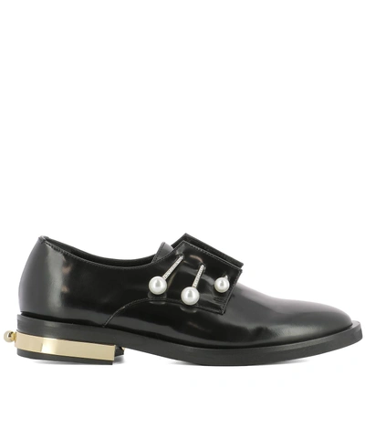 Shop Coliac Black Leather Loafers