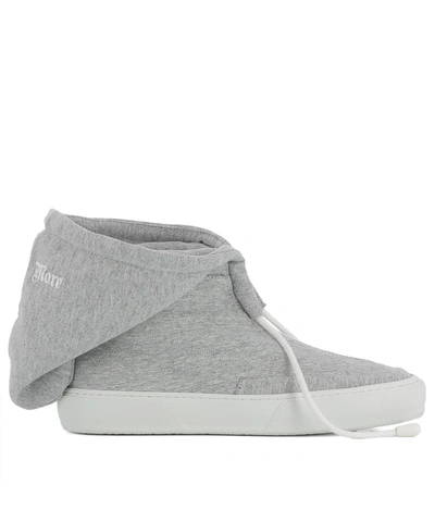 Shop Joshua Sanders Grey Fabric Sneakers