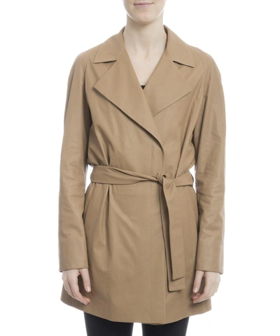 Shop Drome Brown Leather Trench