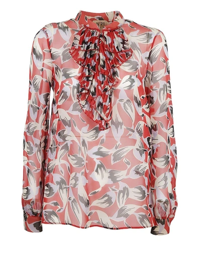 Shop N°21 N 21 Pussy Bow Floral Blouse