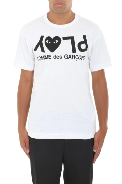 Shop Comme Des Garçons Play P1t068 In Bianco
