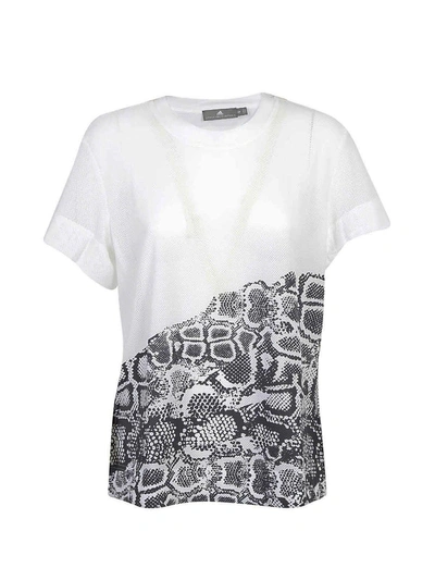 Shop Adidas By Stella Mccartney Snake Skin Effect T-shirt