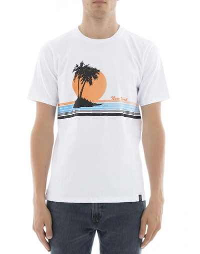 Shop Rag & Bone White Cotton T-shirt