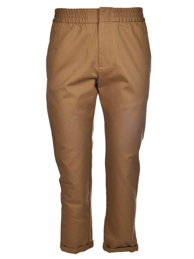 Shop Msgm Straight Trousers In Brown