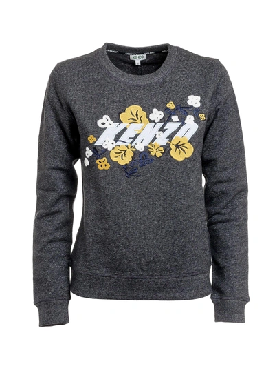 Shop Kenzo Floral Leaf Sweatshirt