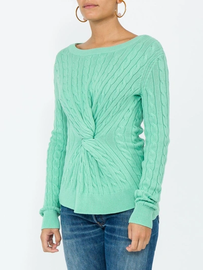 Shop Sies Marjan Crew Neck Jumper With Front Twist