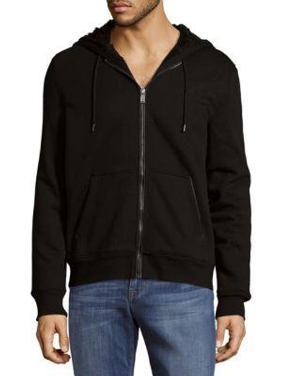 Shop Michael Kors Hooded Jacket In Black