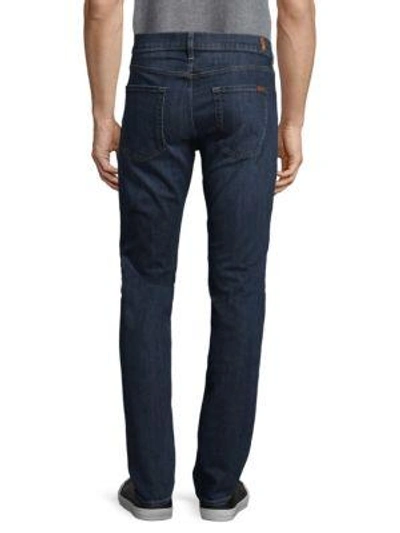 Shop 7 For All Mankind Paxtyn Clean-pocket Slim-fit Jeans In Voyage