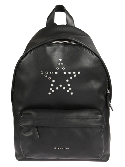 Shop Givenchy Star Stud Backpack In Black