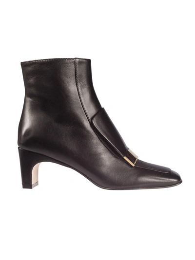 Shop Sergio Rossi Plated Boots In Black