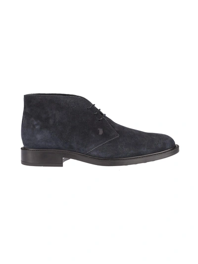 Shop Tod's Dessert Oxford Shoes In Navy