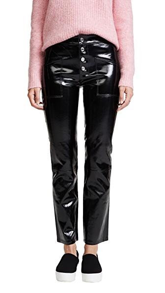 rta patent leather pants