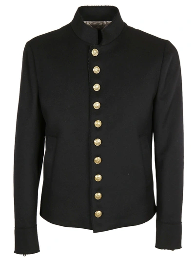 Shop Dolce & Gabbana Buttoned Military Jacket