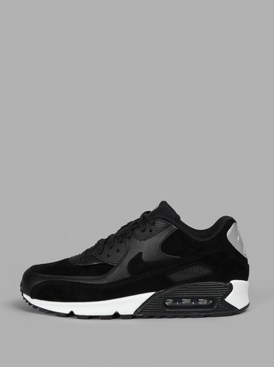 Nike Air Max 90 Rebel Skulls Leather And Suede Trainers In Black | ModeSens