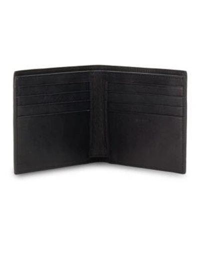 Shop Paul Smith Leather Billfold Wallet In Black