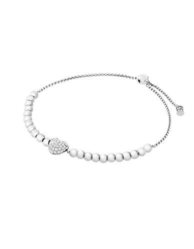 michael kors silver heart bracelet
