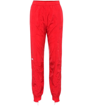 Shop Vetements X Reebok Track Pants In Red