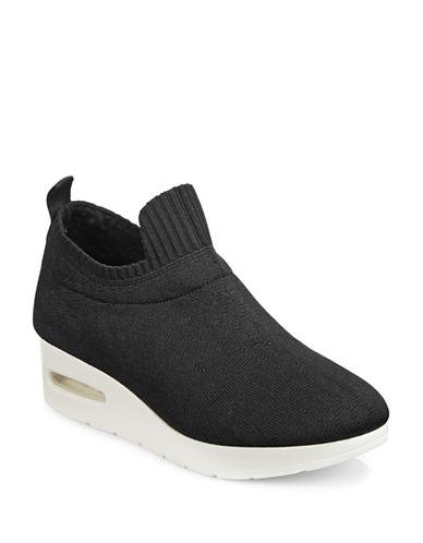 dkny angie slip on wedge sneaker