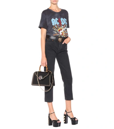 Shop Gucci Printed Cotton T-shirt In Medley Prieted