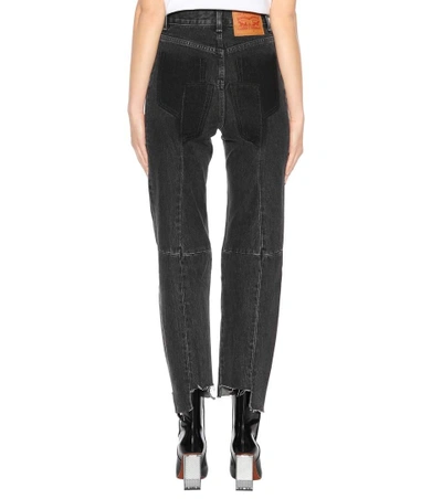 Shop Vetements X Levi's® High-waisted Jeans In Black