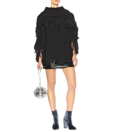 Shop Philosophy Di Lorenzo Serafini Alpaca-blend Sweater In Black