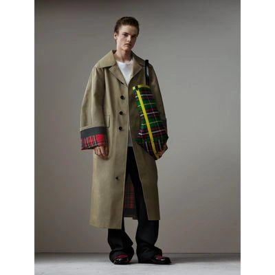 Burberry oversized sales car coat