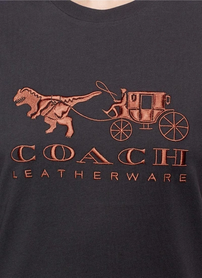 Shop Coach Rexy And Carriage Appliqué T-shirt