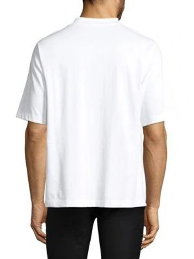 Shop Helmut Lang Concert Cotton Tee In White
