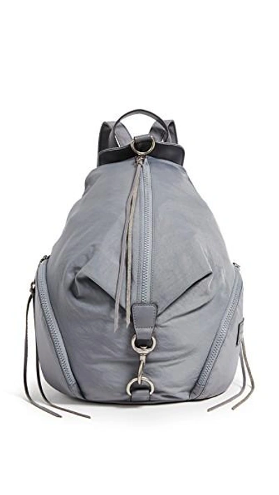 Shop Rebecca Minkoff Nylon Julian Backpack In Grey