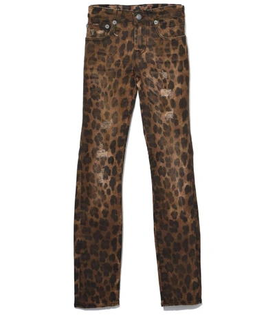 Shop R13 Leopard Kate Skinny Jean