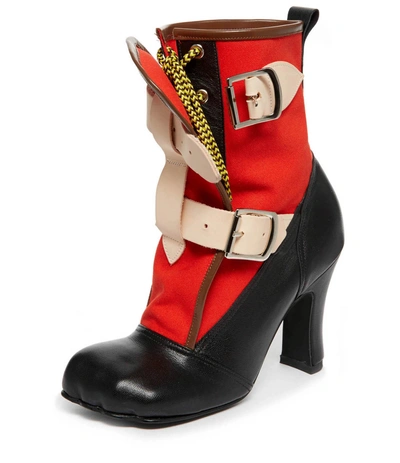 Shop Vivienne Westwood Bondage Boot Red