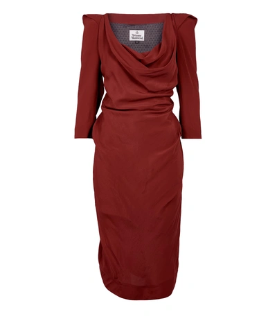 Vivienne Westwood Virginia Midi Dress Red ModeSens