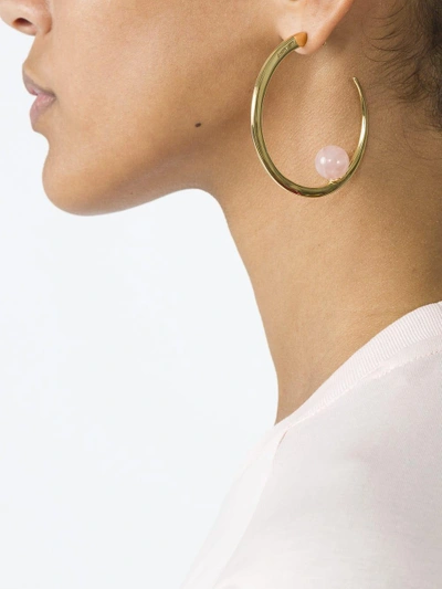 Shop Khiry Sphere Detail Hoop Earrings