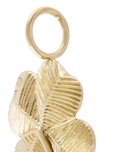 Shop Aurelie Bidermann 18kt Yellow Gold 'clover' Pendant