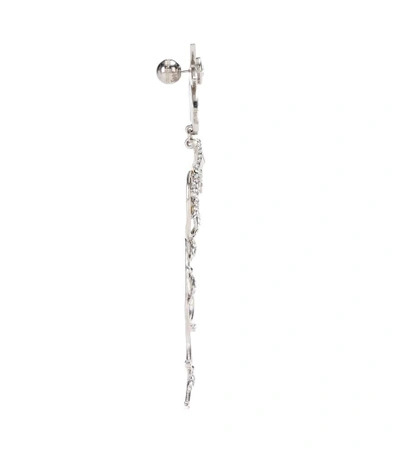 BURBERRY Daisy Drop crystal-embellished earrings 