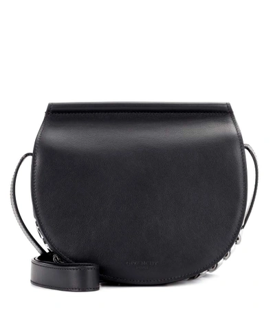 Shop Givenchy Infinity Saddle Leather Shoulder Bag