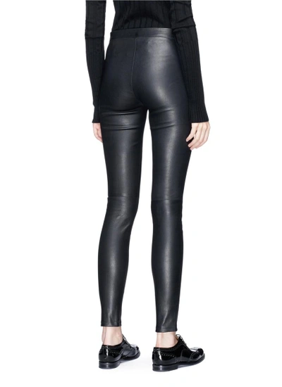 Shop Theory 'adbelle L2' Lambskin Leather Leggings