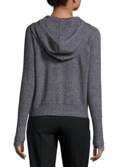 Shop Calvin Klein Heather Cotton Sweater In Black