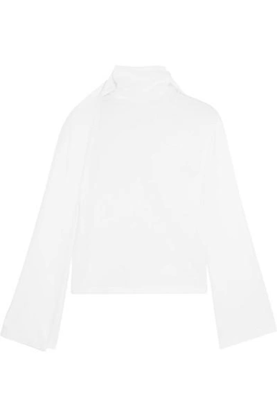 Shop Y/project Layered Cotton-jersey Turtleneck Top