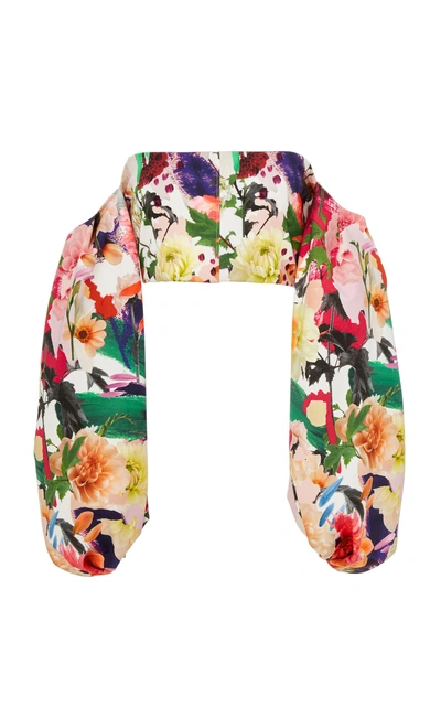Shop Cushnie Et Ochs Carlita Off-the-shoulder Top In Floral