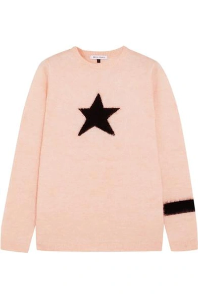 Shop Bella Freud Star Mohair-blend Sweater