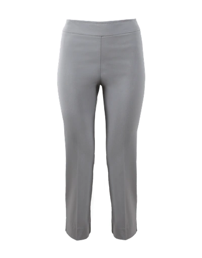 Shop Avenue Montaigne Milan Pull-on Cropped Trouser In Lt-grey